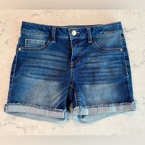 Hippie Girl Jean Shorts - Regular Rise Midi - Size 12
